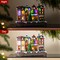 Set of 3 Lighted Christmas Resin Village with Movement and Music